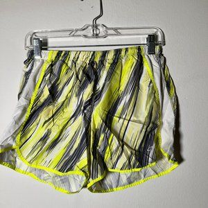 Yellow Black and Gray Athletic Shorts